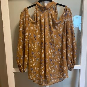 Off the shoulder halter top